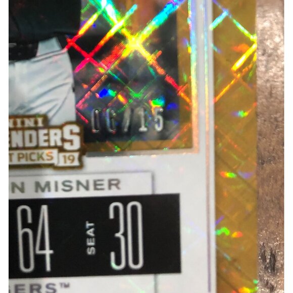 2019 Contender Draft Picks Kameron Misner RC Rookie Diamond SSP 06/15 - Picture 4 of 4